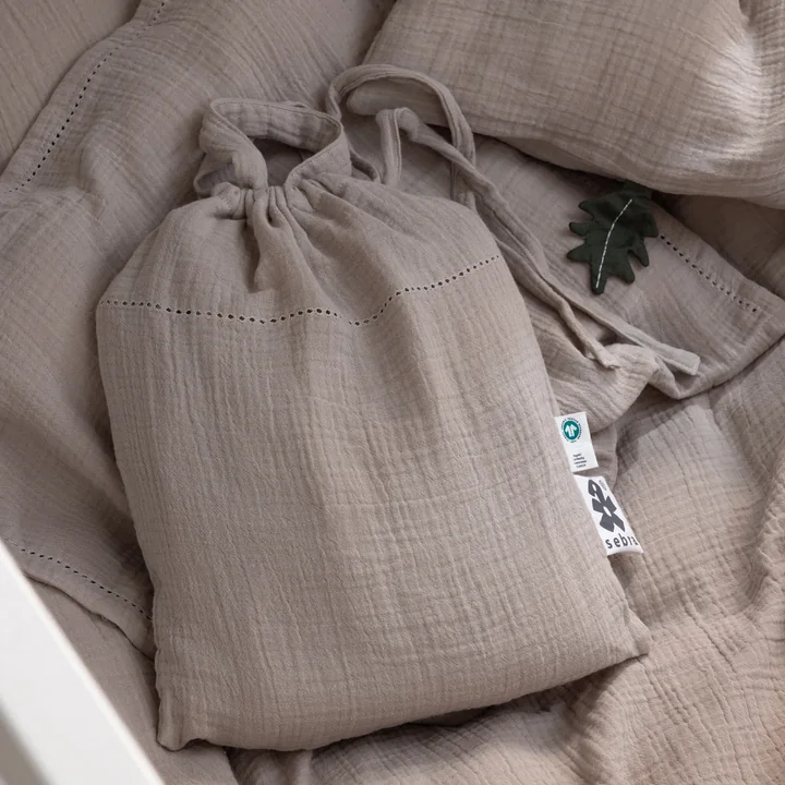 Junior muslin bed linen from Sebra