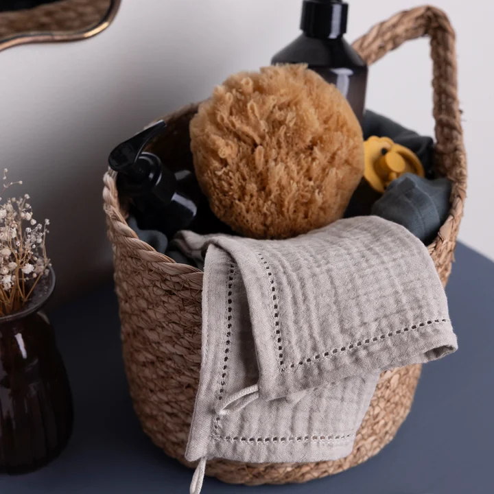 Muslin washcloth from Sebra