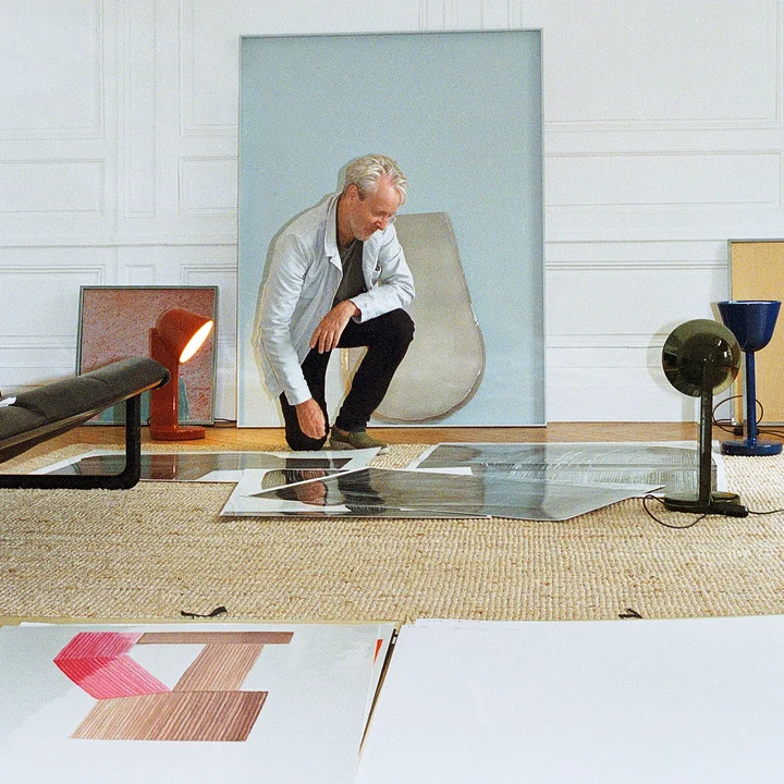 Céramique Up Side Down table lamp from Flos