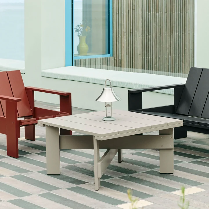 HAY - Crate Side table, L 75.5 cm, london fog