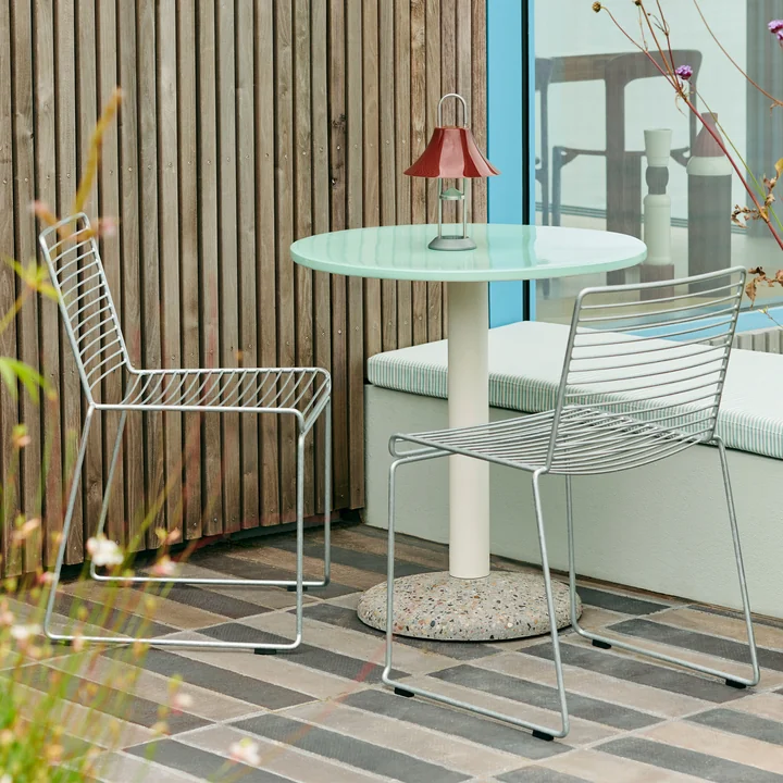 HAY - Hee Dining Chair, hot galvanized