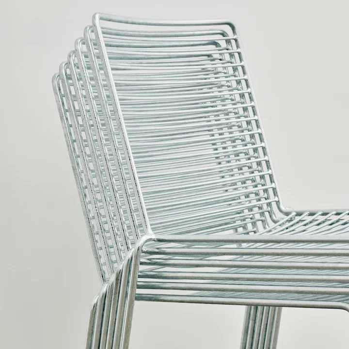 HAY - Hee Dining Chair, hot galvanized