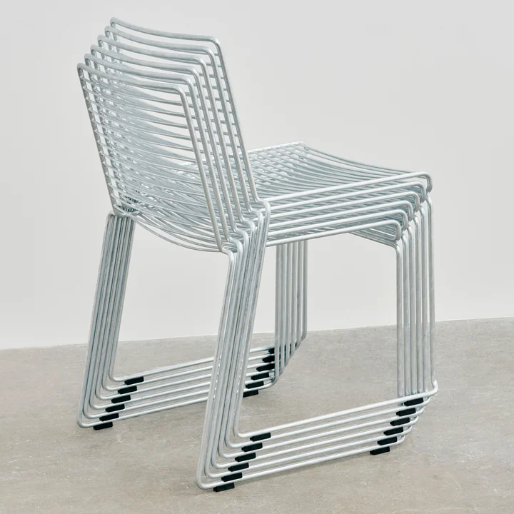 HAY - Hee Dining Chair, hot galvanized