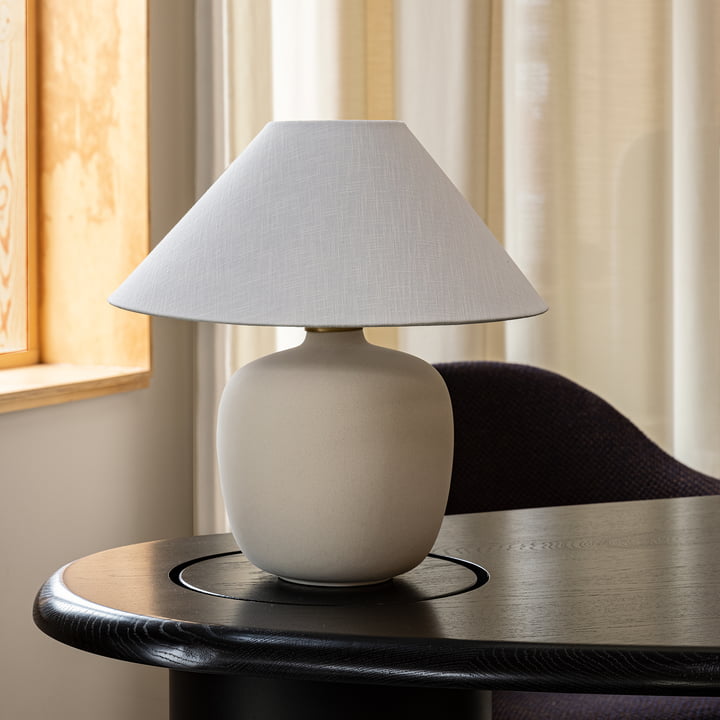 Audo - Torso Table lamp H 37 cm, sand / off white