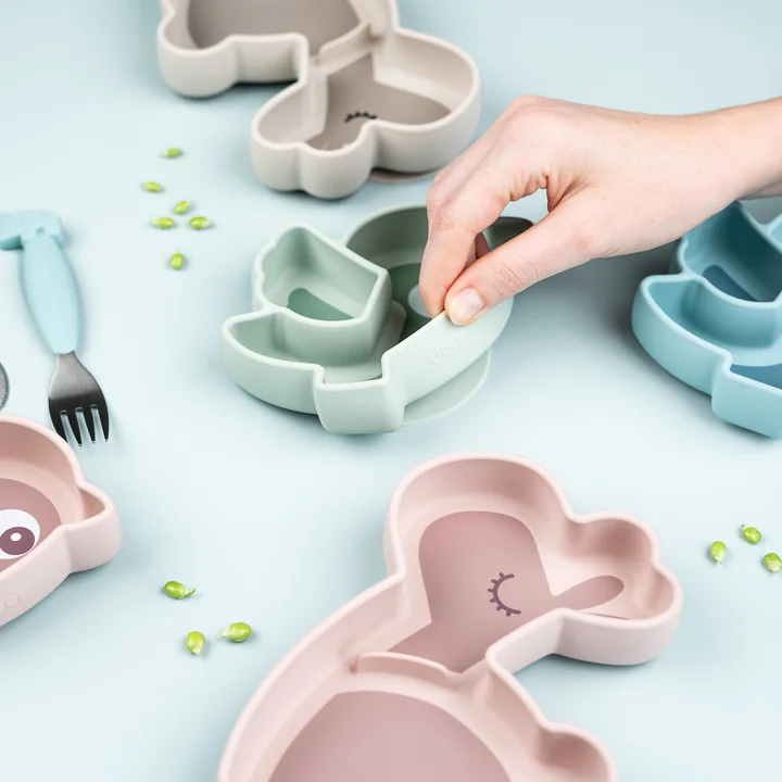 Silicone Stick & Stay Plate from Done by Deer