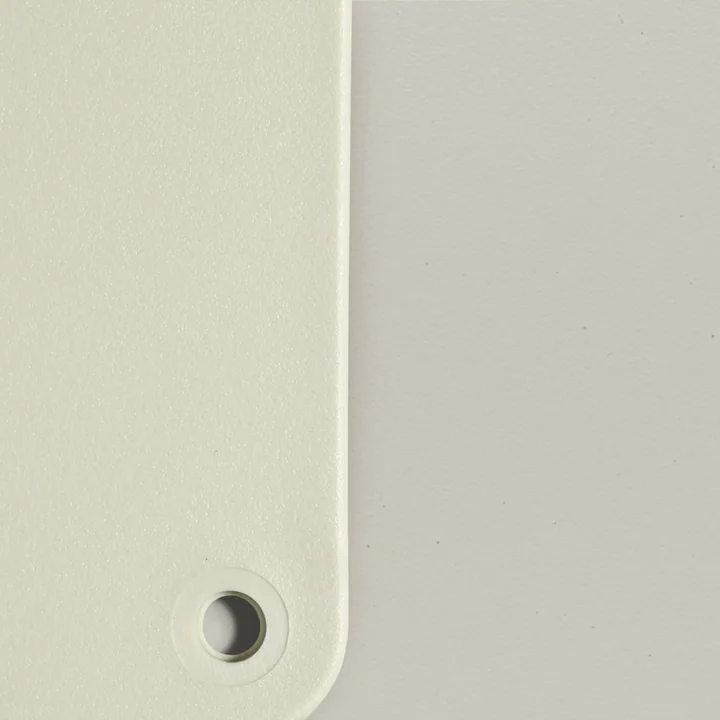 Eames Plastic RE material sample from Vitra in the color pebble stone