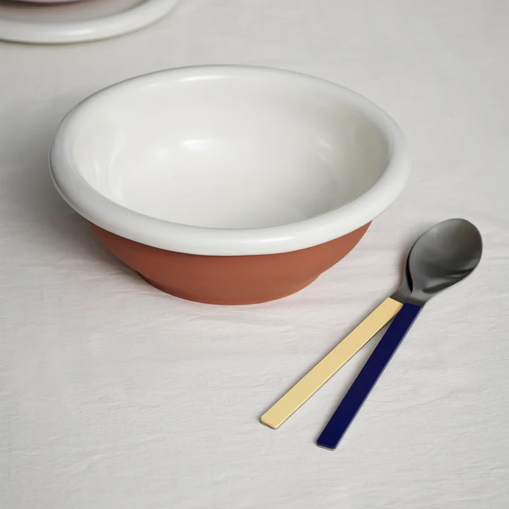 Barro Salad bowl, L, off-white from HAY