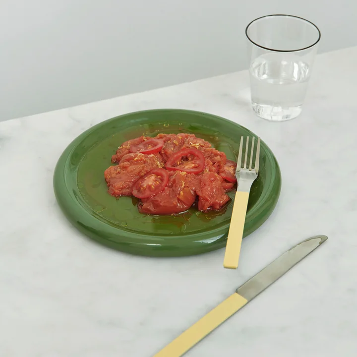 Barro Plate Ø 18 cm, green from HAY