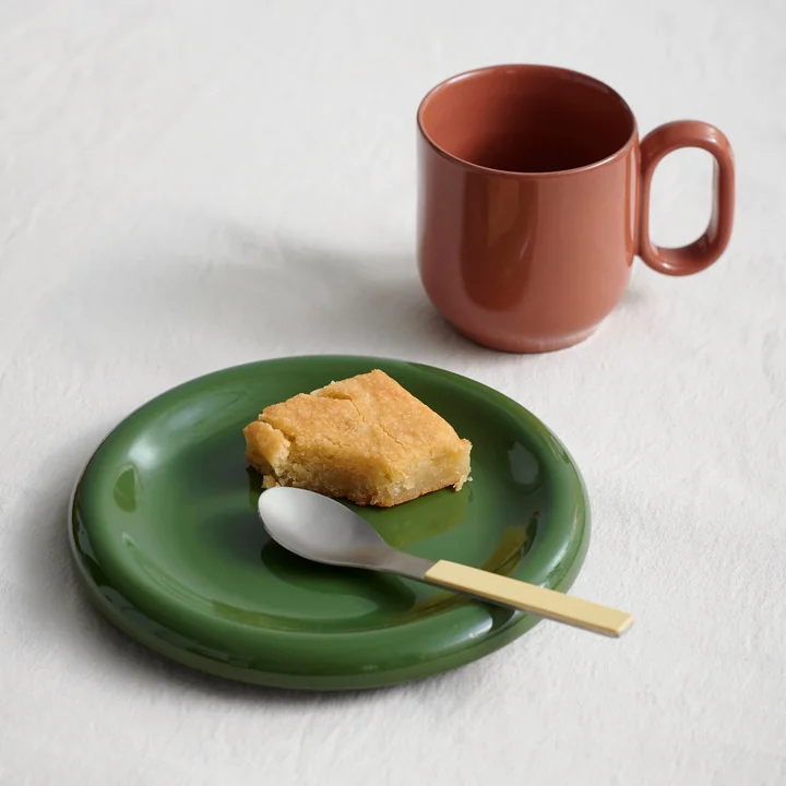 Barro Plate Ø 18 cm, green from HAY