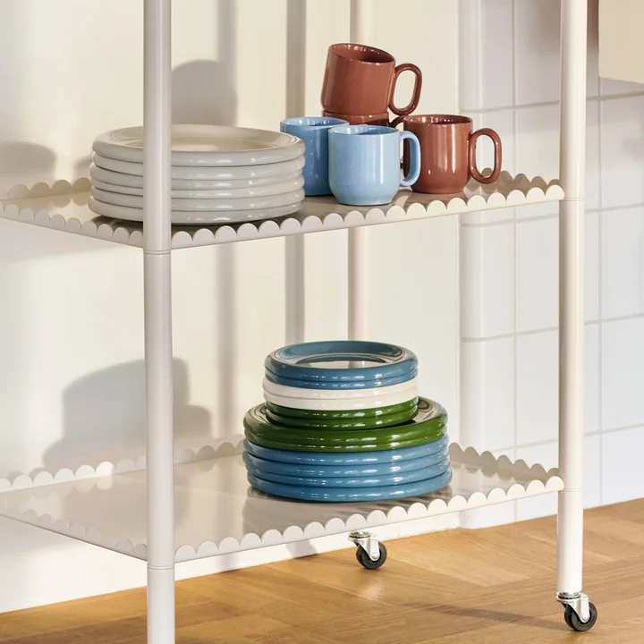 The Barro mug with handle and plate from HAY