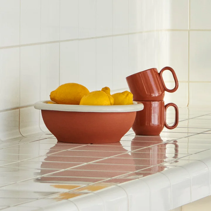 Barro Mug with handle / Salad bowl from HAY