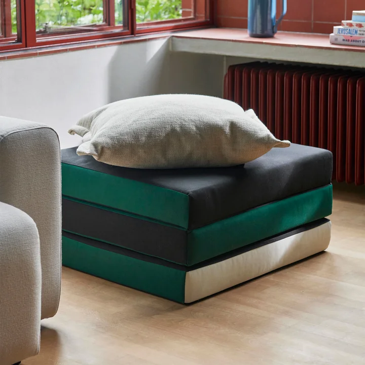 3 Fold Mattress, green from HAY