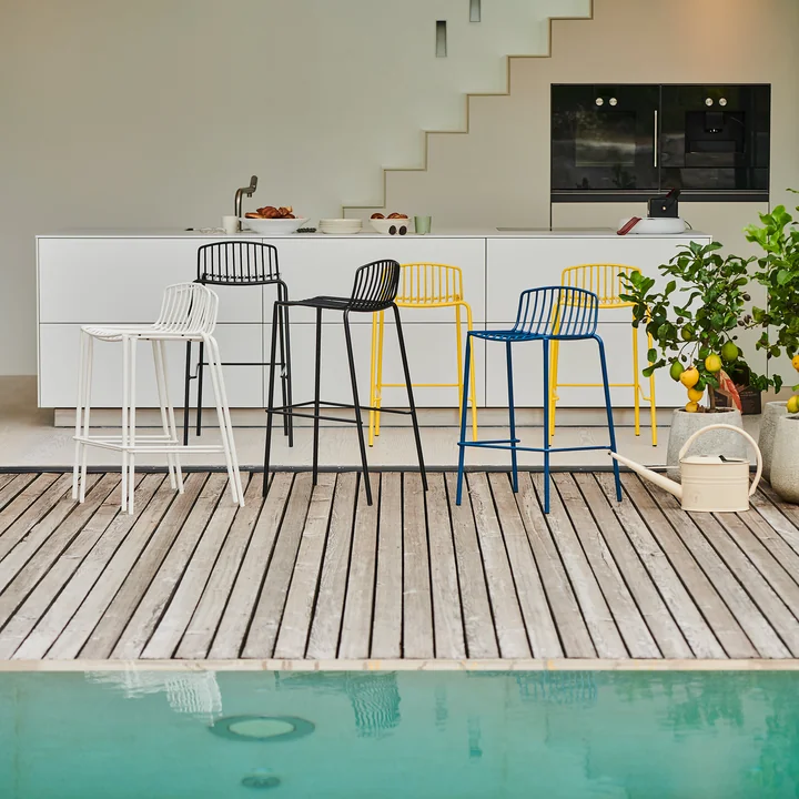 Mori Garden bar chair from Jan Kurtz