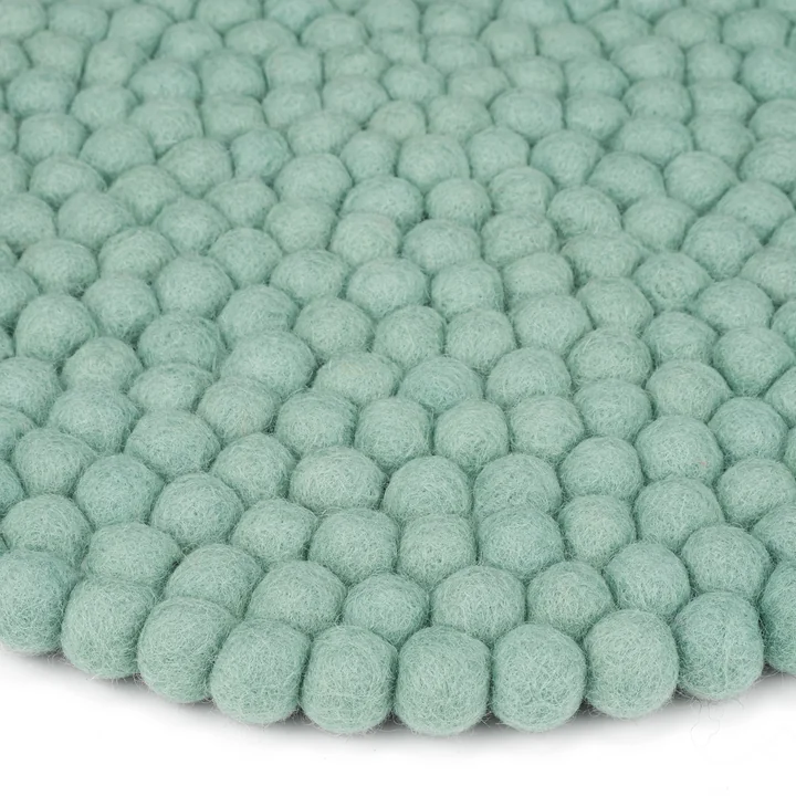 myfelt - Fine seat cushion Ø 36 cm, turquoise