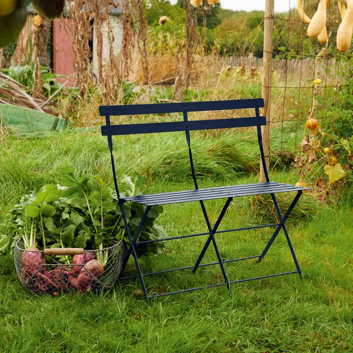 Bistro 2-seater folding bench from Fermob