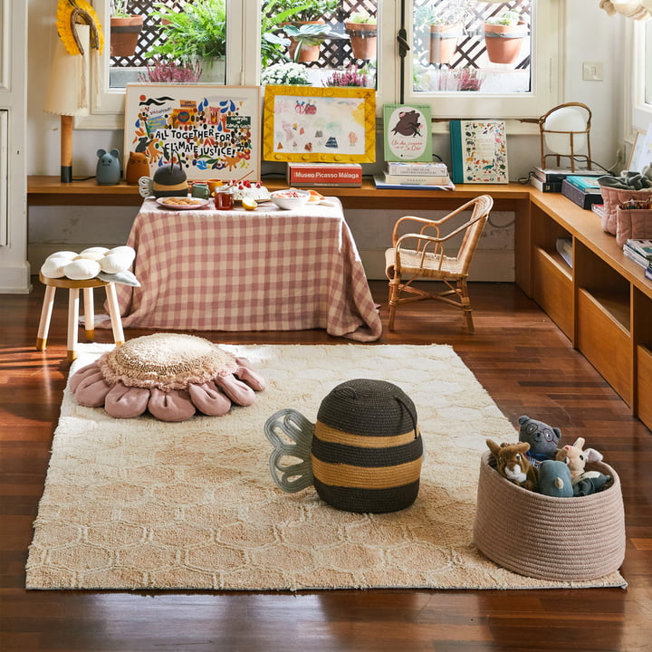 Sweet Honey washable rug from Lorena Canals