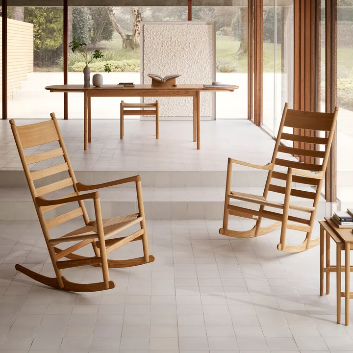 CH45 Rocking chair, oak from Carl Hansen