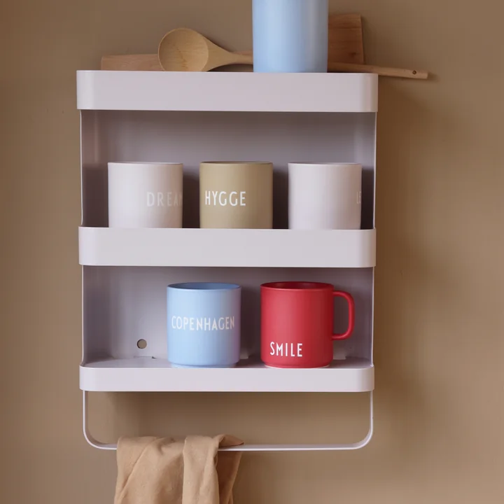 Camping portable shelf, 41.2 x 12 cm, pastel beige from Design Letters