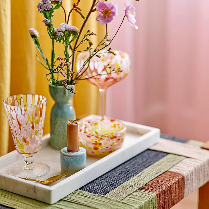 Lilya wine glass from Bloomingville