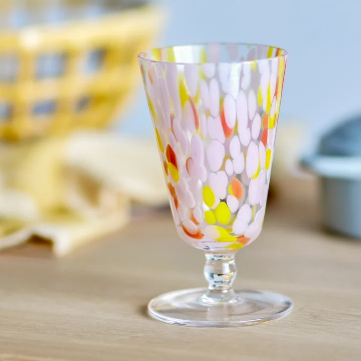 Lilya wine glass from Bloomingville
