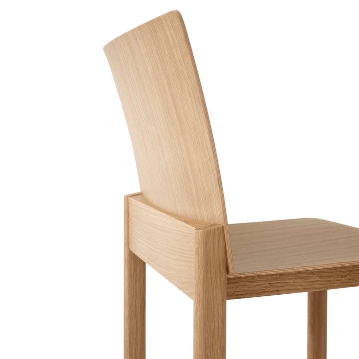 Allwood Side Chair AV35, oak lacquered from & Tradition