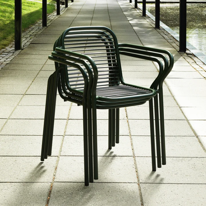 Vig Armchair, dark green from Normann Copenhagen