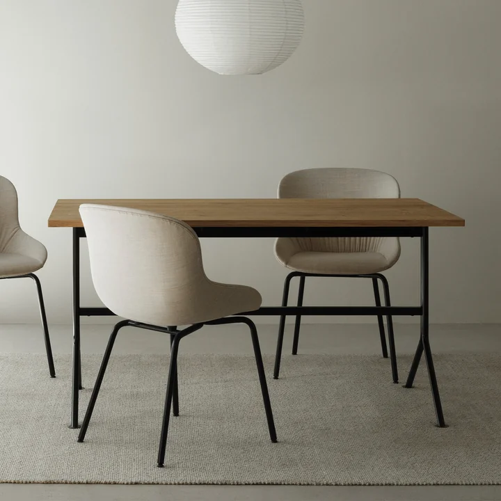 Kip Desk, black / pine from Normann Copenhagen