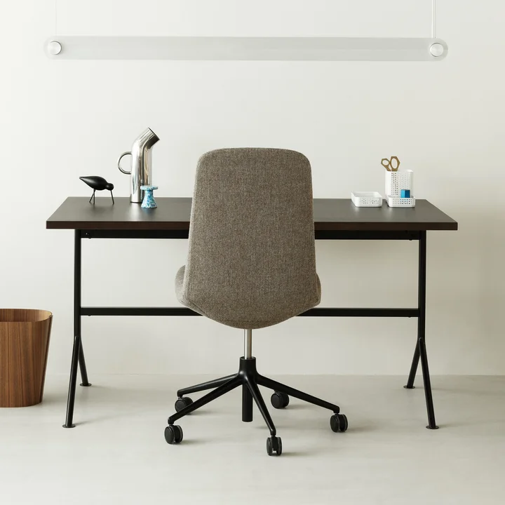 Kip Desk, black / dark brown from Normann Copenhagen
