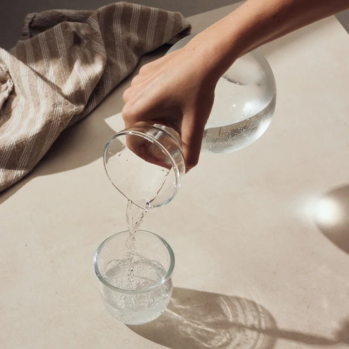 Pinho Carafe, clear with glass from Form & Refine