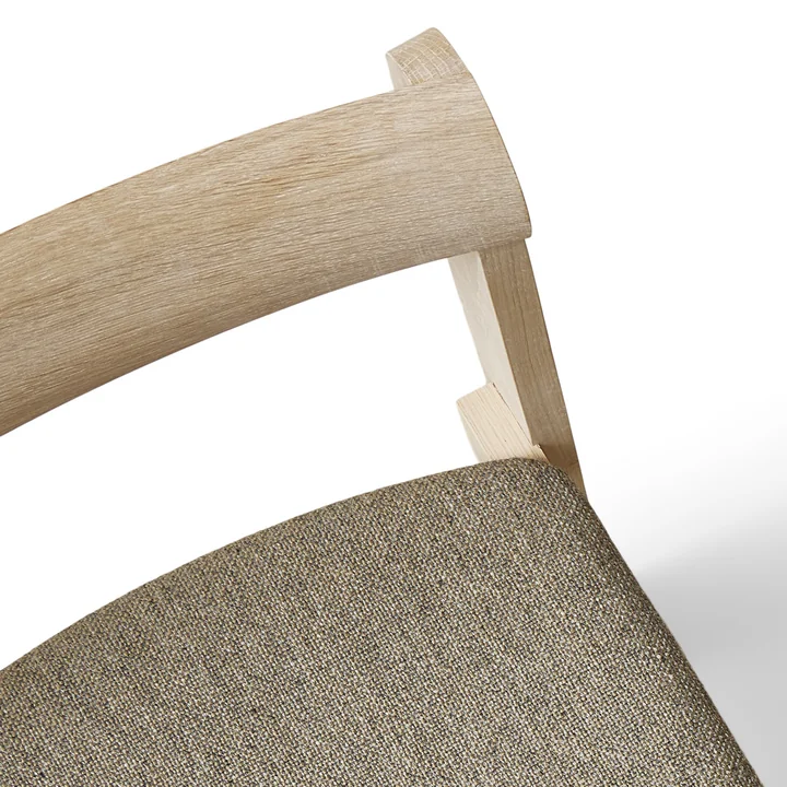 Blueprint Chair, white oiled oak / brown 227 (Hallingdal 65) from Form & Refine