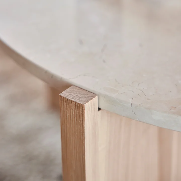 Lune Marble side table from OYOY