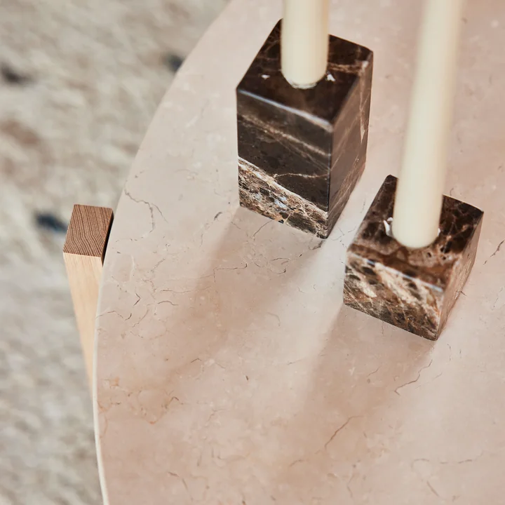 Lune Marble side table from OYOY