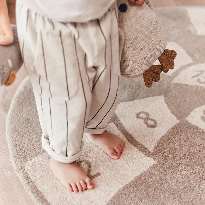 Nautilus Rug, clay / off-white from OYOY Mini