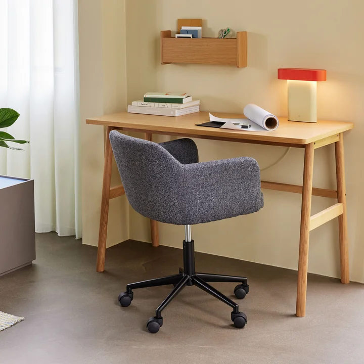 Sleek Table lamp and AtHand organizer from Hübsch Interior