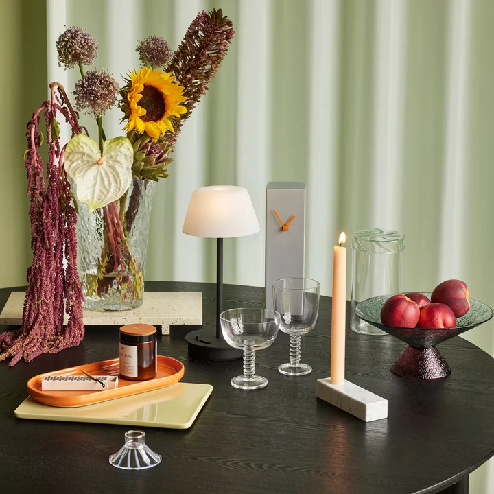 Heir Storage jar and Hour clock from Hübsch Interior