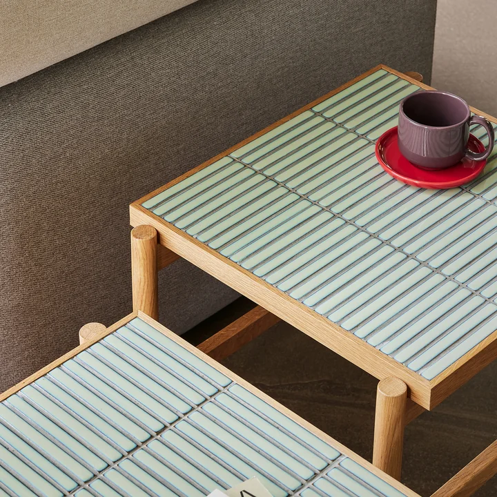 Tile coffee table from Hübsch Interior