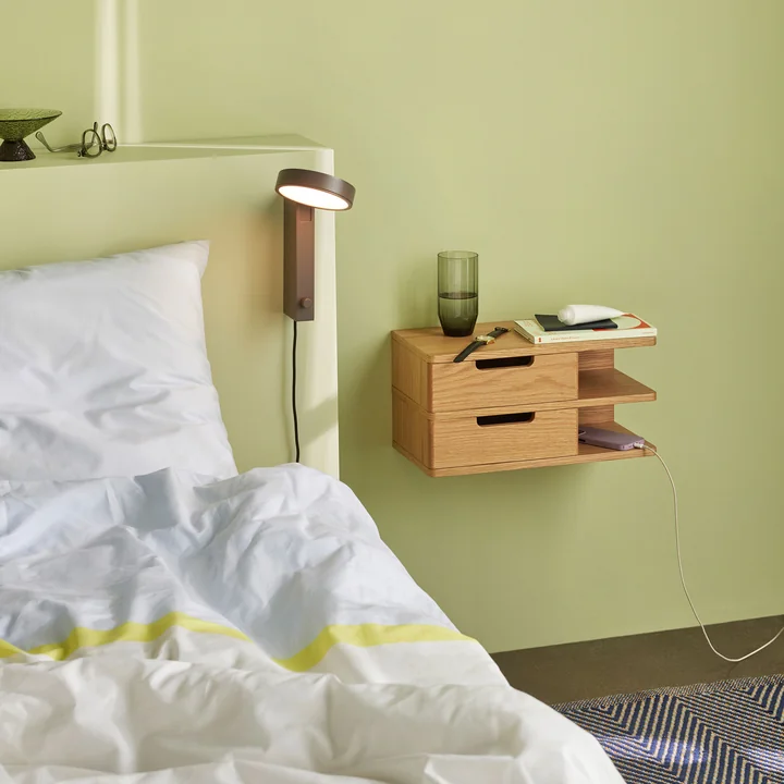 Open wall shelf from Hübsch Interior