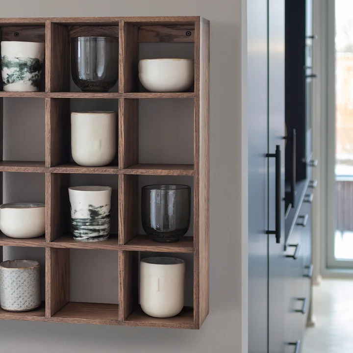 Showcase wall shelf from Mette Ditmer