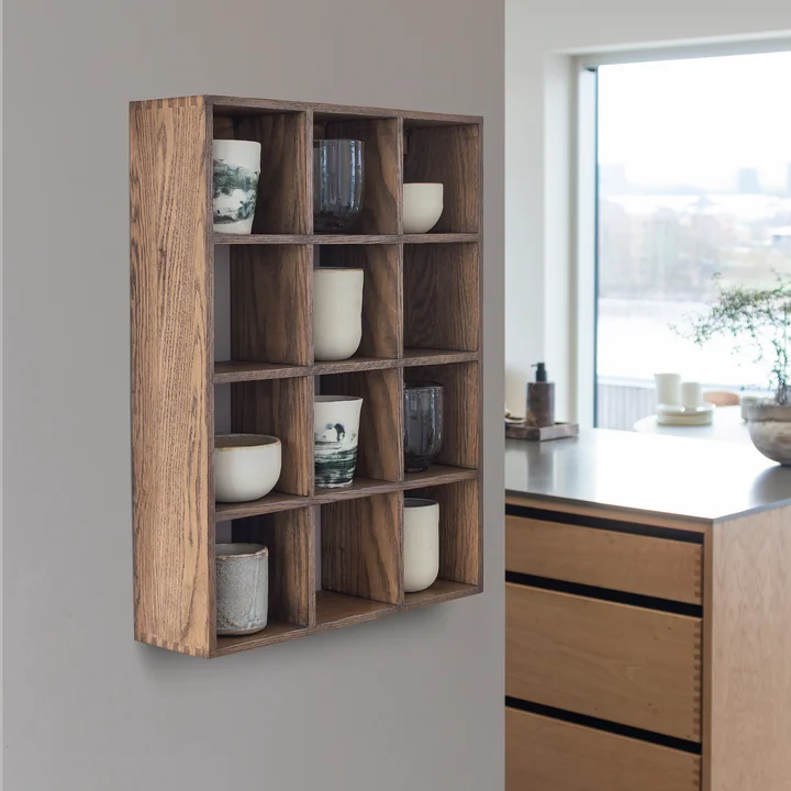 Showcase wall shelf from Mette Ditmer