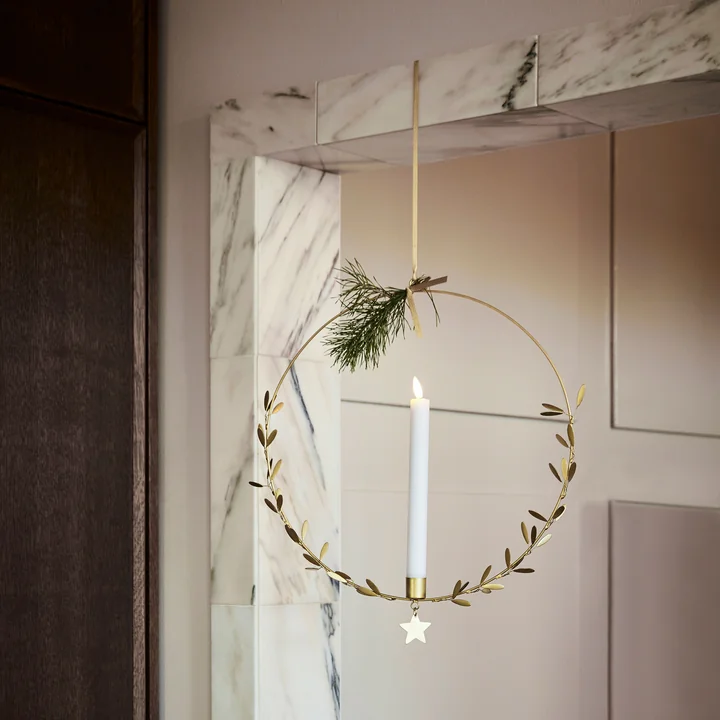 Mistletoe candlestick from House Doctor