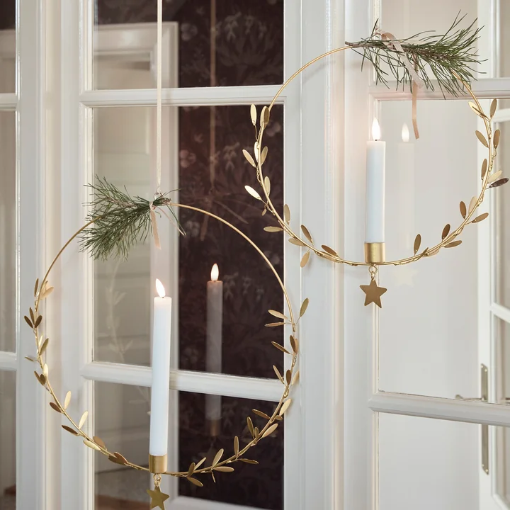 Mistletoe candlestick from House Doctor