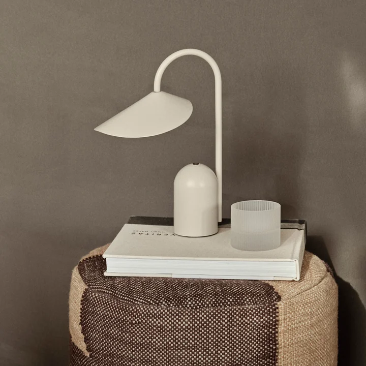 Arum Rechargeable LED table lamp, cashmere from Ferm Living