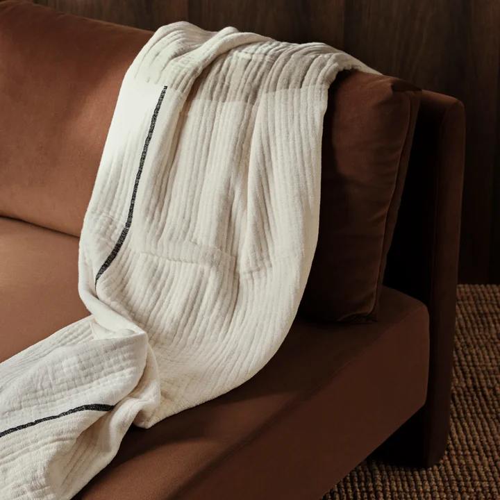 Dela Blanket, natural by Ferm Living