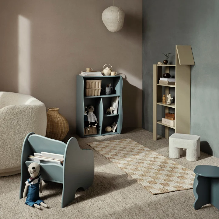 Giraffe bookcase, cashmere by Ferm Living