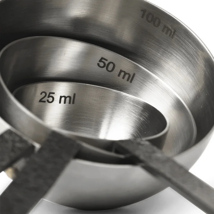 Obra measuring spoon (set of 3), stainless steel by Ferm Living