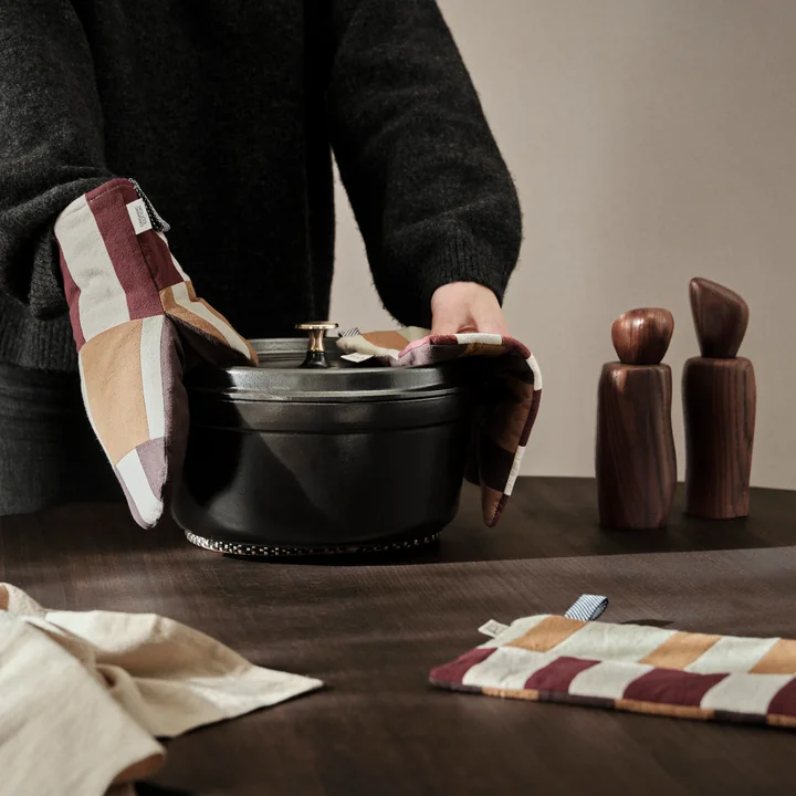 Secto oven glove, patchwork by Ferm Living