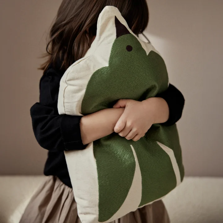 Swif Bird Cushion, avocado green from Ferm Living