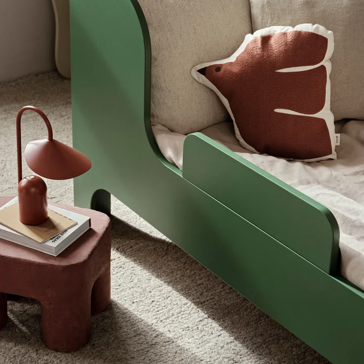 Swif Bird Cushion, baked clay from Ferm Living