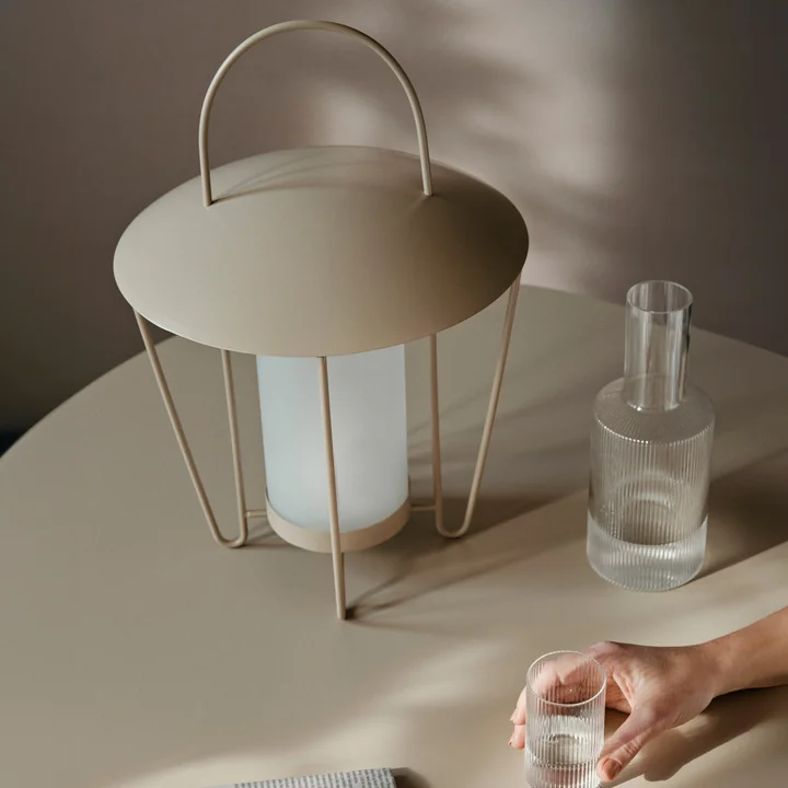 Ferm Living - Abri Lantern, cashmere