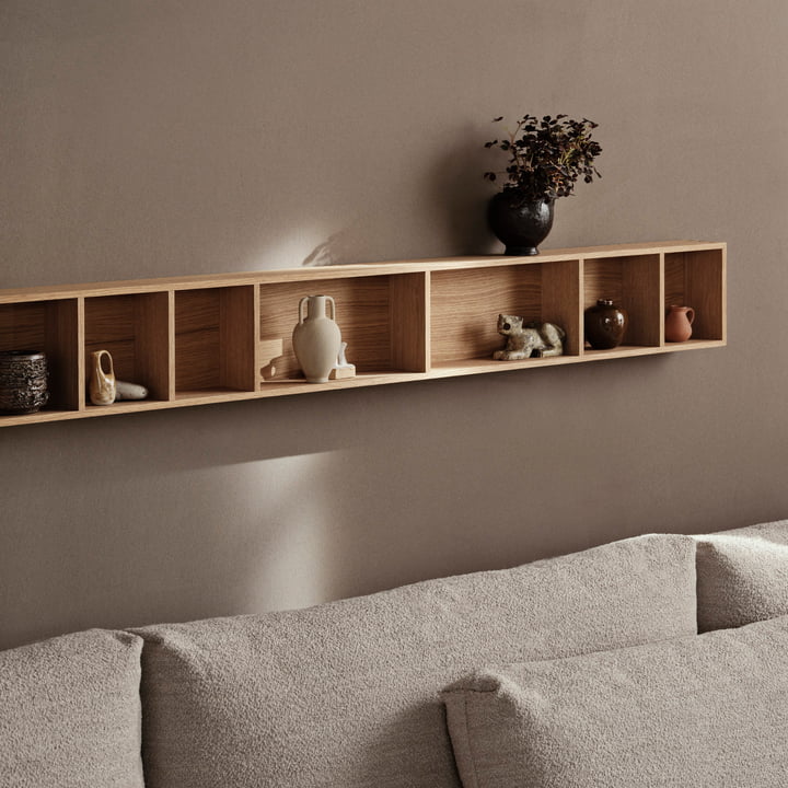 Bon Wall shelf, 138 x 16 cm, oiled oak by ferm Living